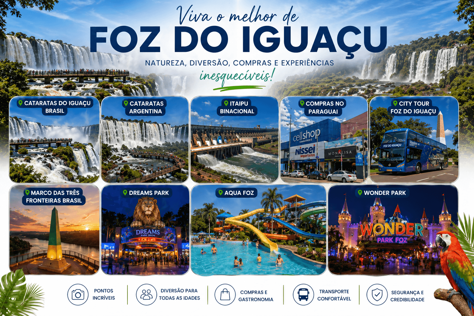Roteiro 4 dias em Foz do Iguaçu